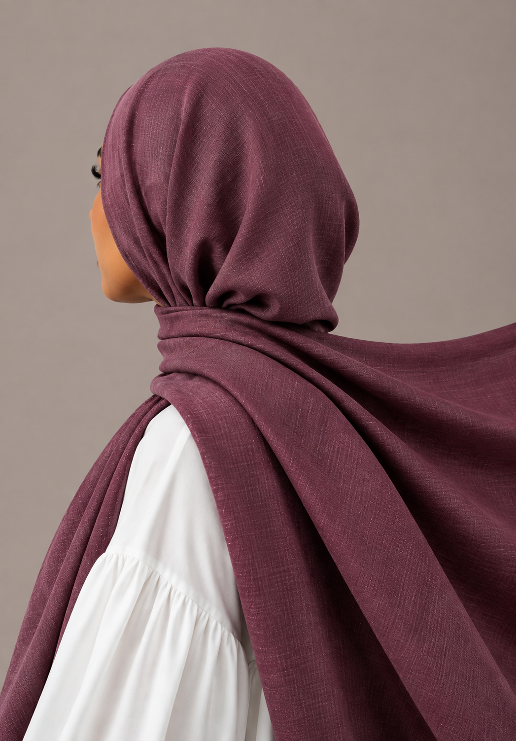Turkish Viscose Hijab XL in Maroon