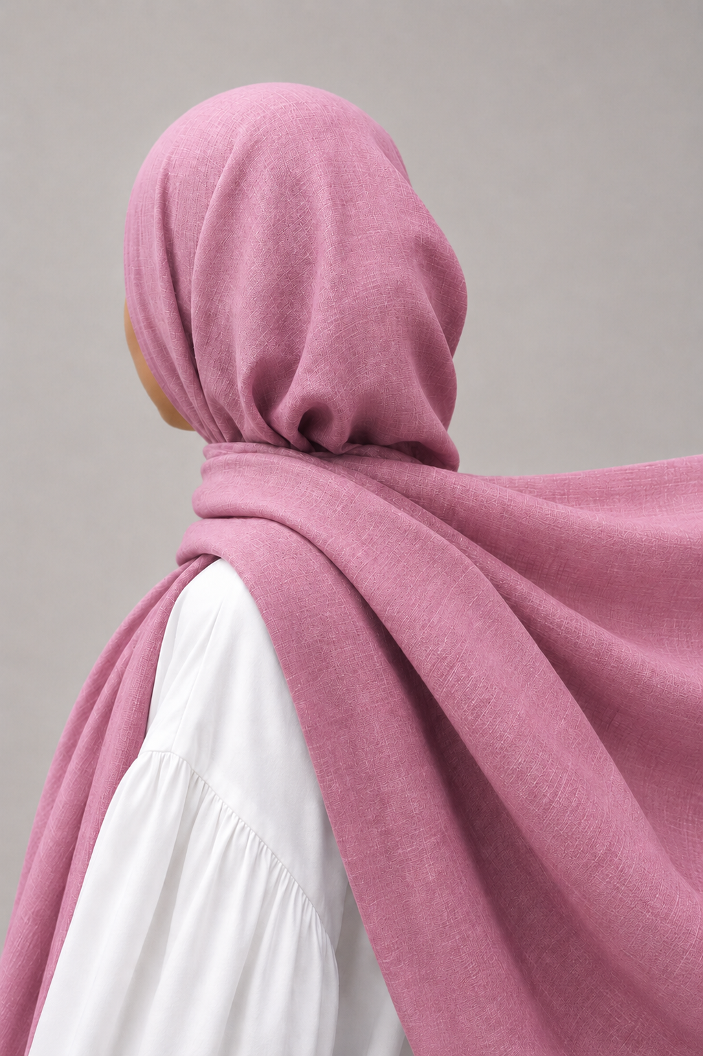 Turkish Viscose Hijab XL in Dusty Plum