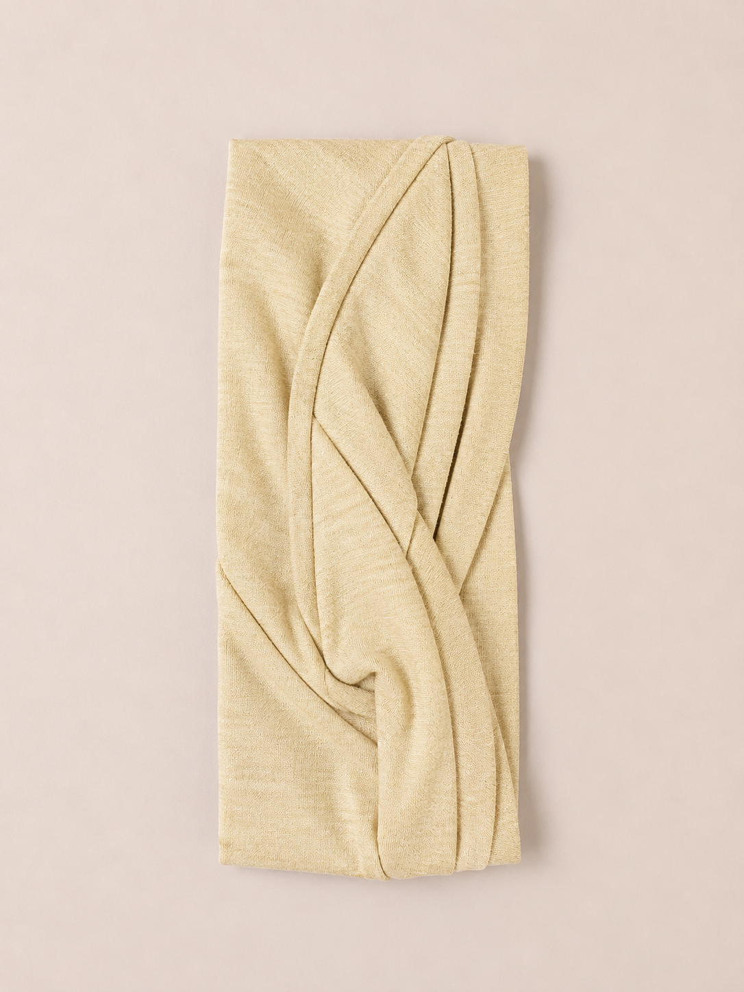 Criss Cross Cap in Soft Beige