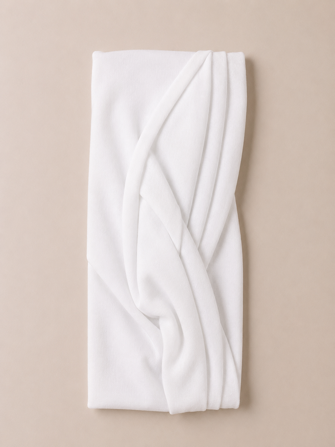 Criss Cross Cap in White