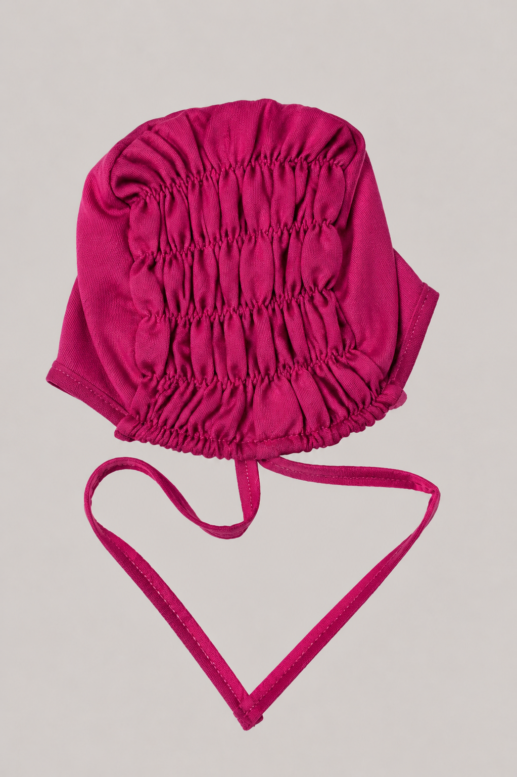Ruched Hijab Cap in Magenta