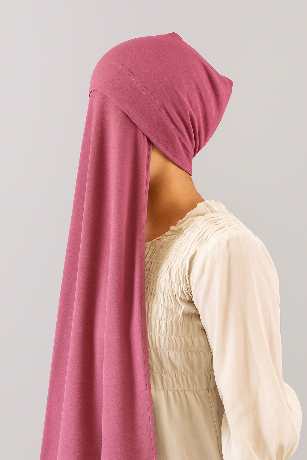 Jersey Instant Hijab in Mauve