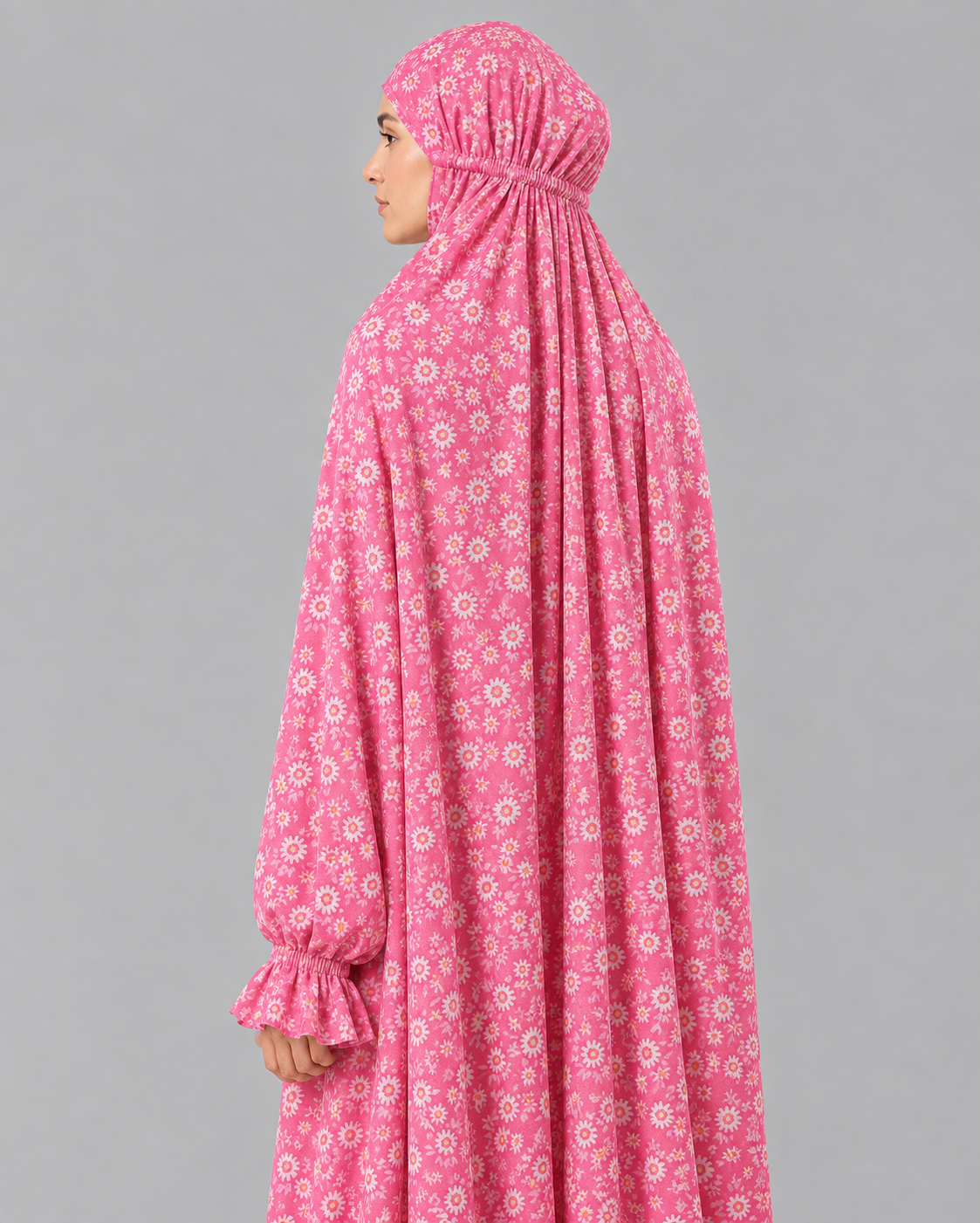 Pink Namaz Chadar - Daisy Print