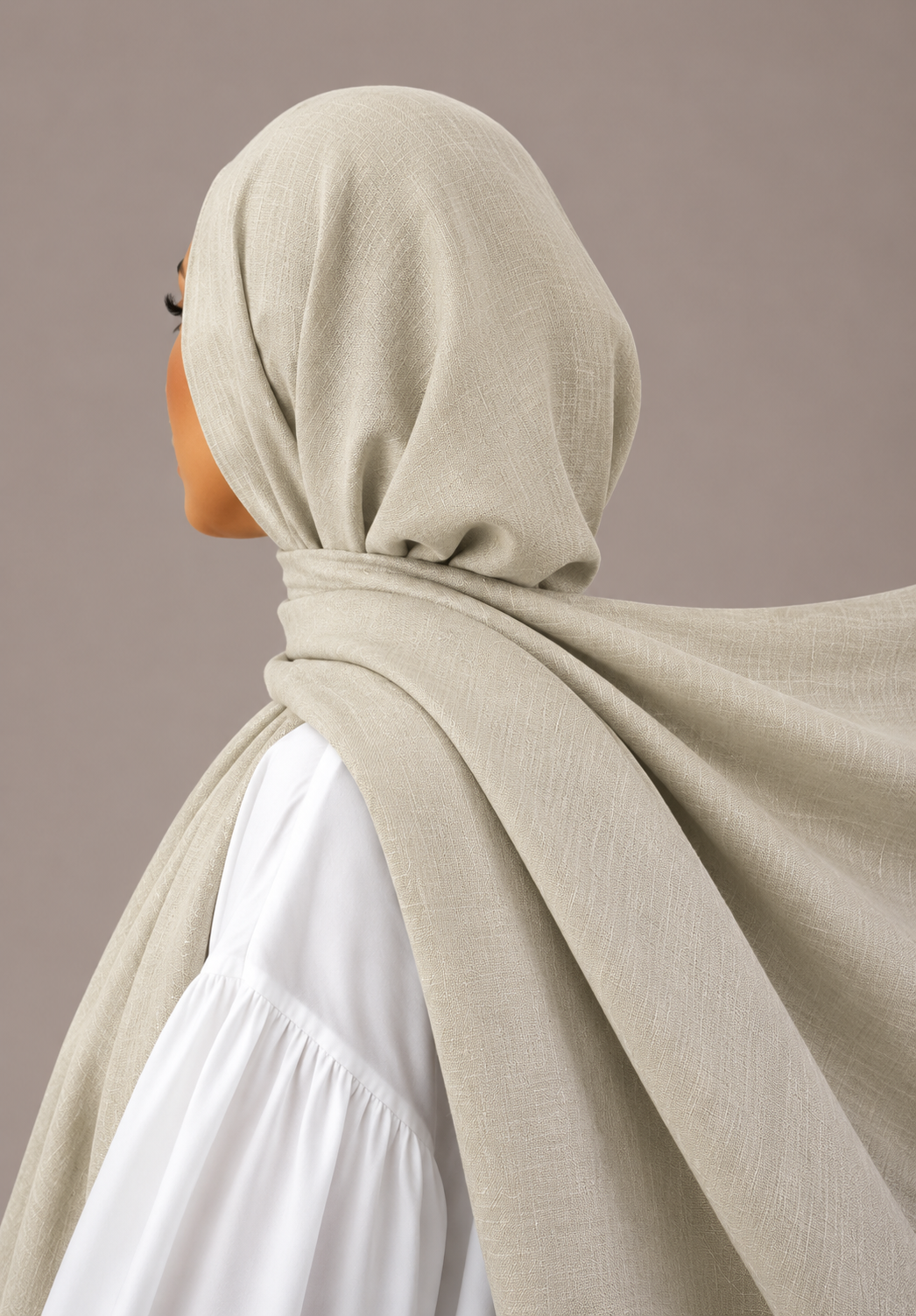 Turkish Viscose Hijab XL in Oatmeal
