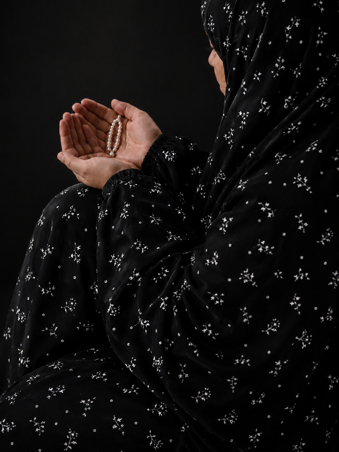Floral Sprigs Namaz Chadar