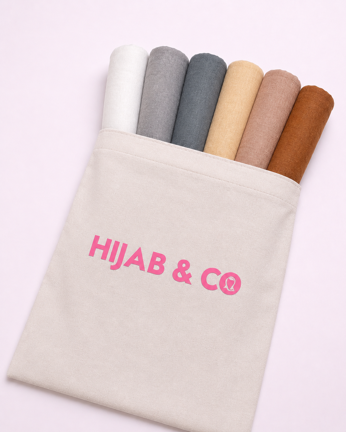 6 Jersey Hijab Box - Golden and Silver Mirage