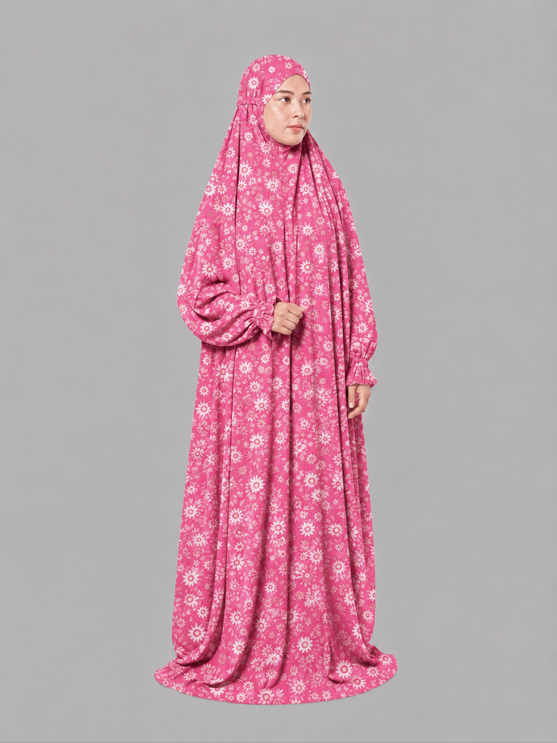Pink Namaz Chadar - Daisy Print