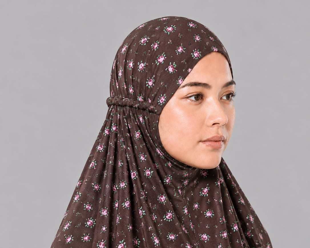 Coca Namaz Chadar - Rose Print