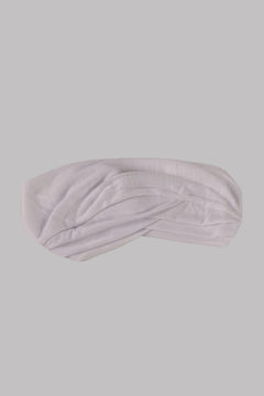 Criss Cross Hijab Cap in White color. Cross front style hijab undercap.