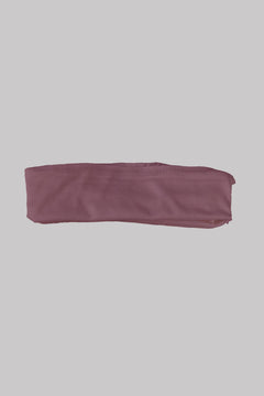 Hijab Band in Mauve Color. Background White.