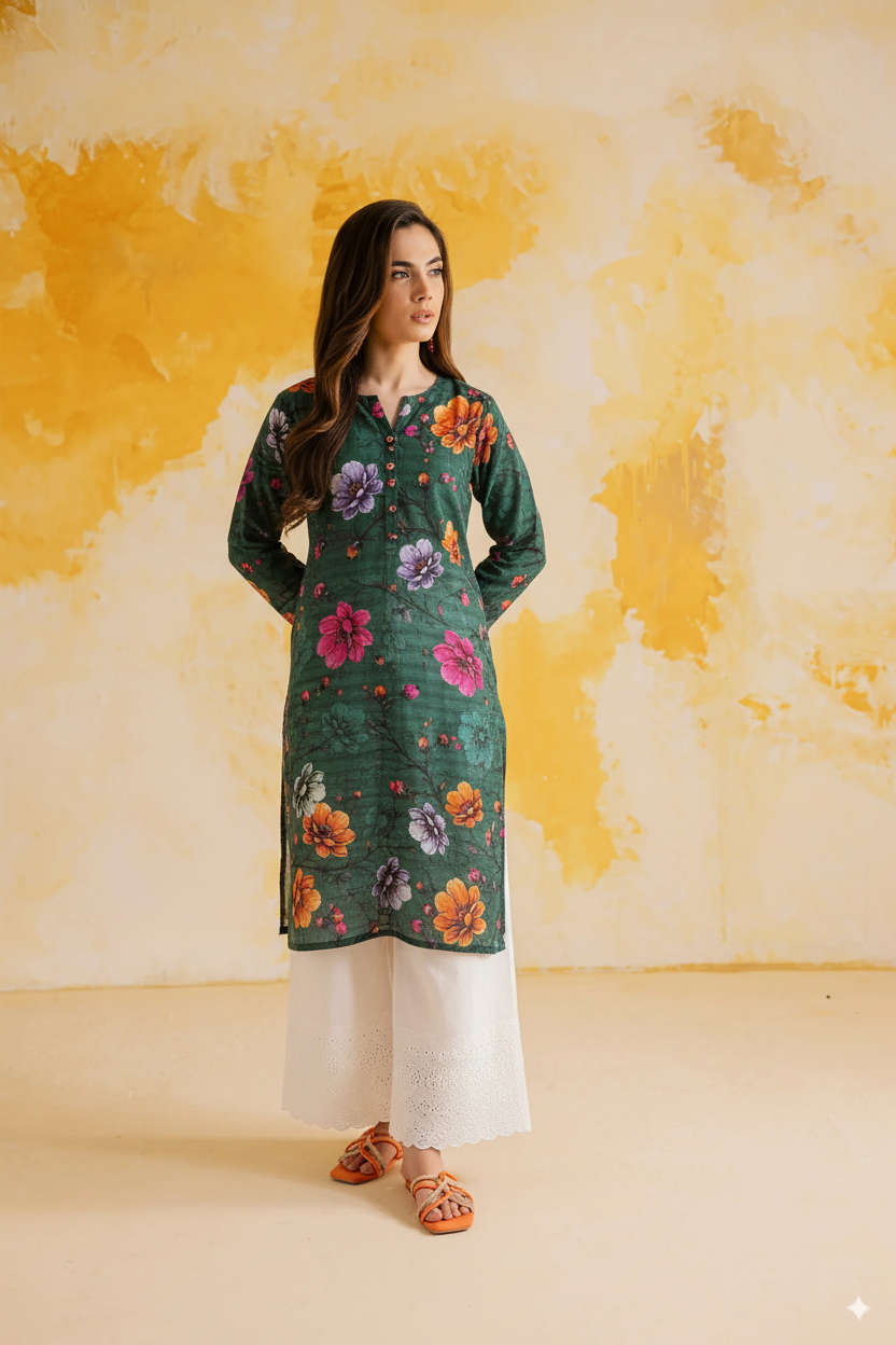 Co-Ord Set Evergreen Hues