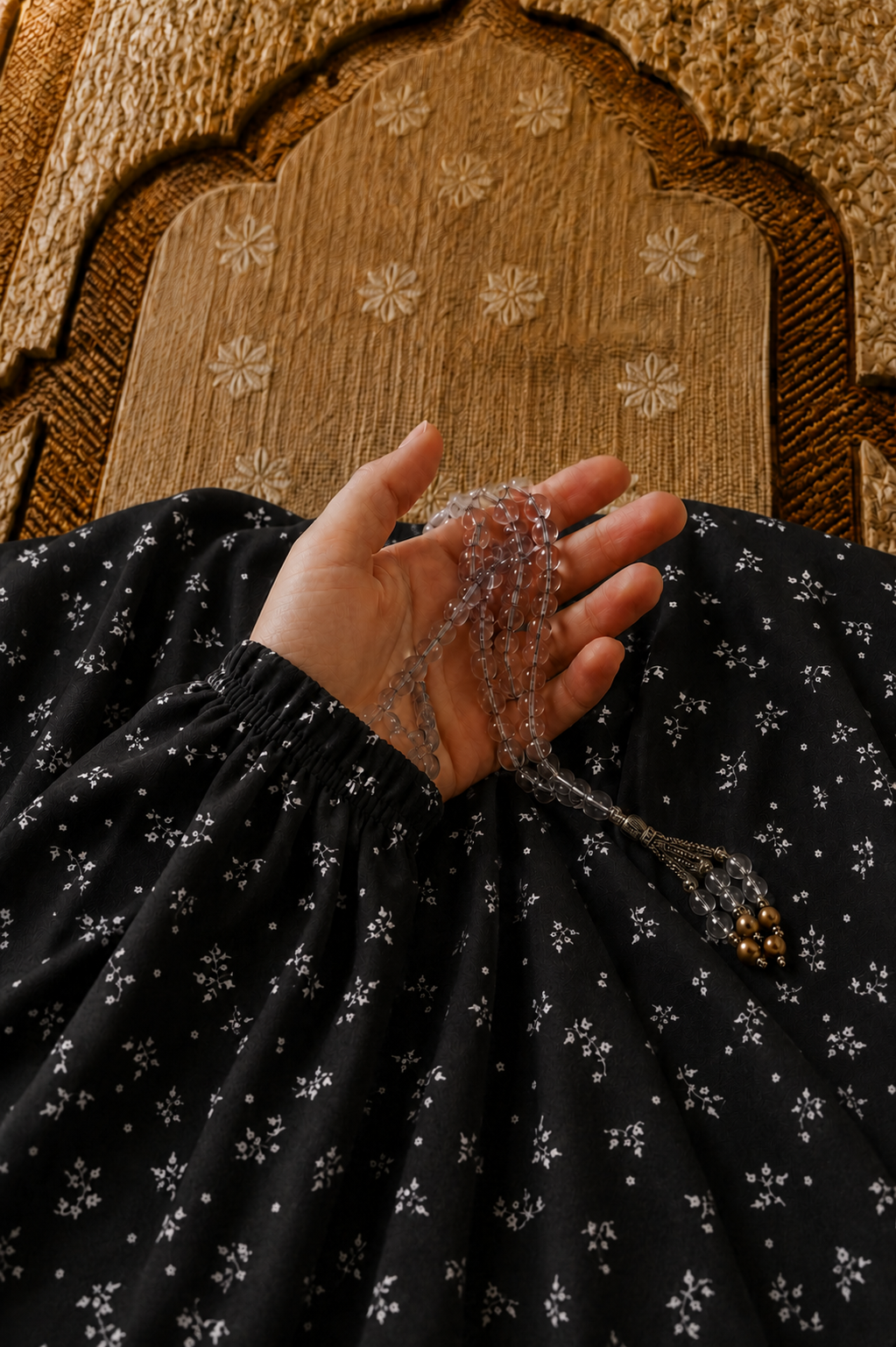 Floral Sprigs Namaz Chadar