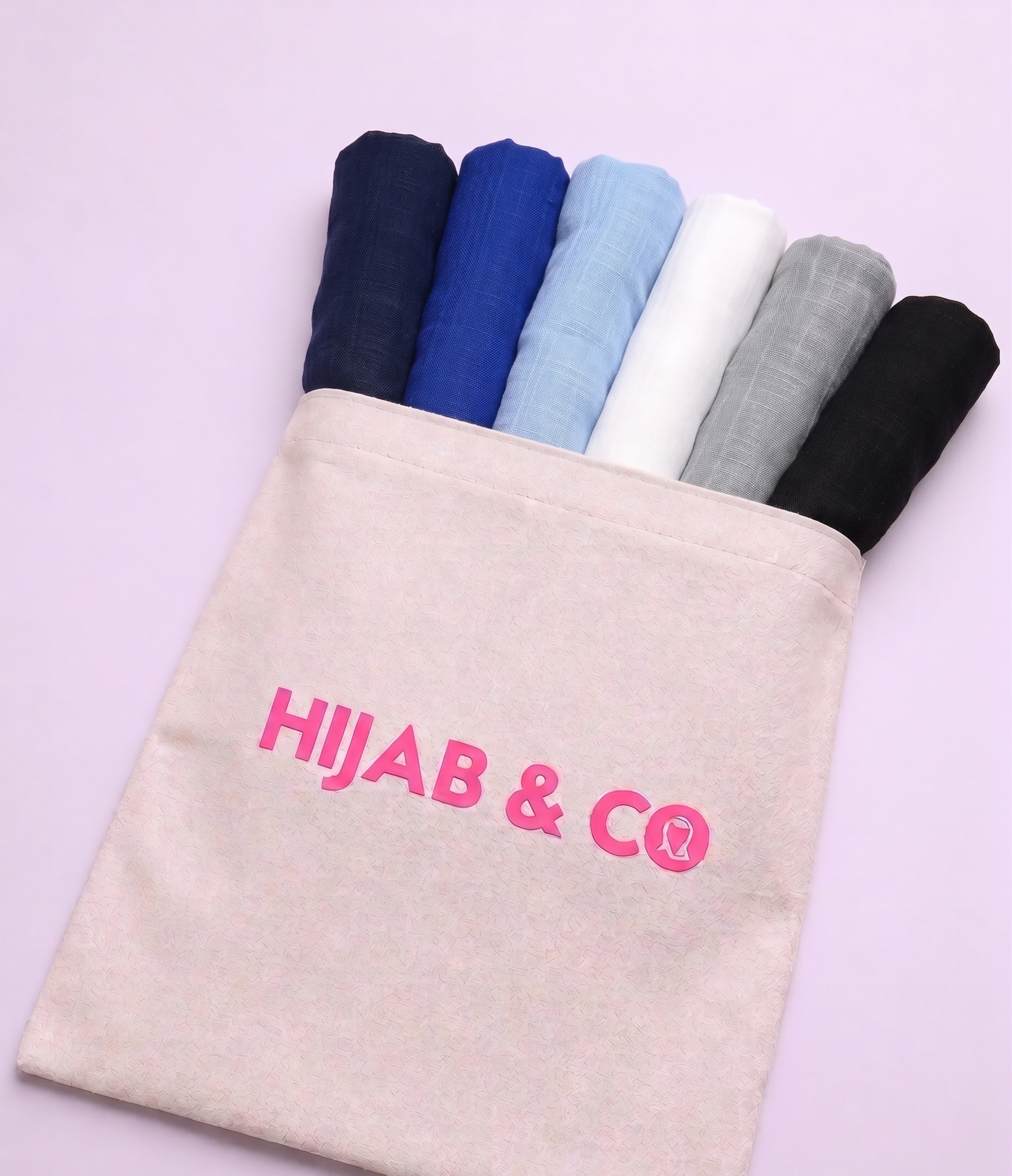 6 Turkish Hijab Box - Sapphire