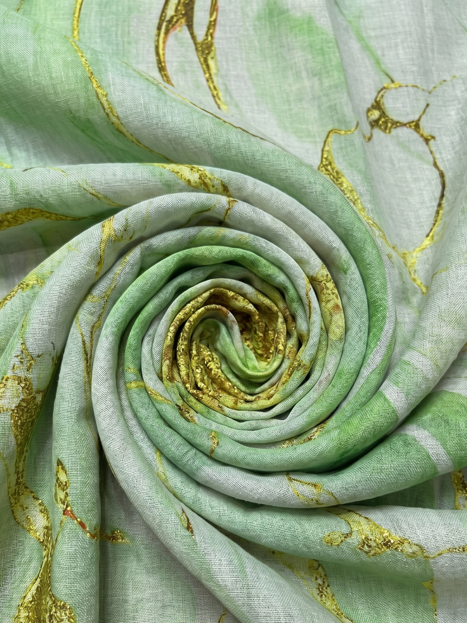 Printed Modal Hijab - Verdant Vein