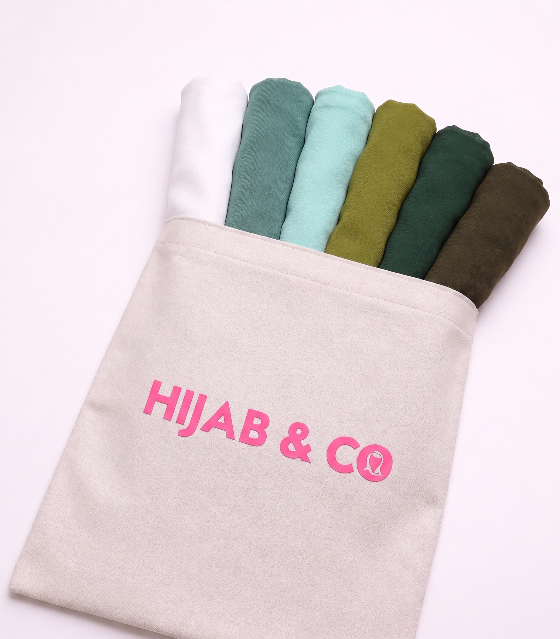 6 Georgette Hijab Box - Meadow