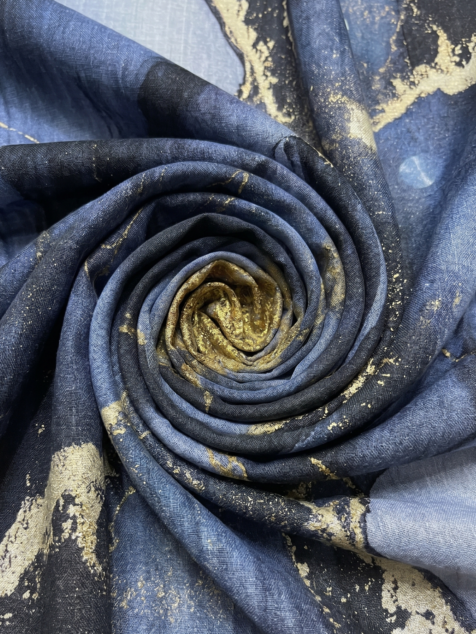 Printed Modal Hijab - Cosmic Marble