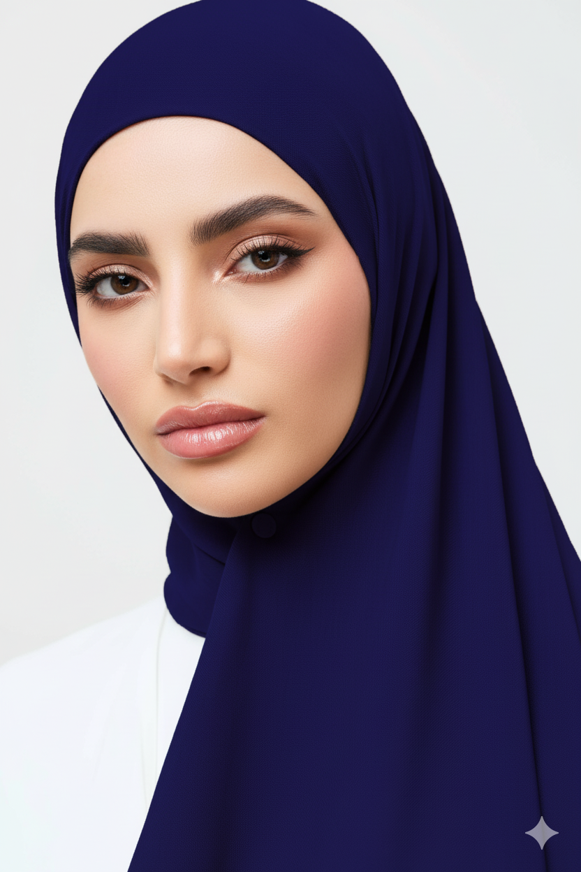 Modal Hijab - Navy Blue