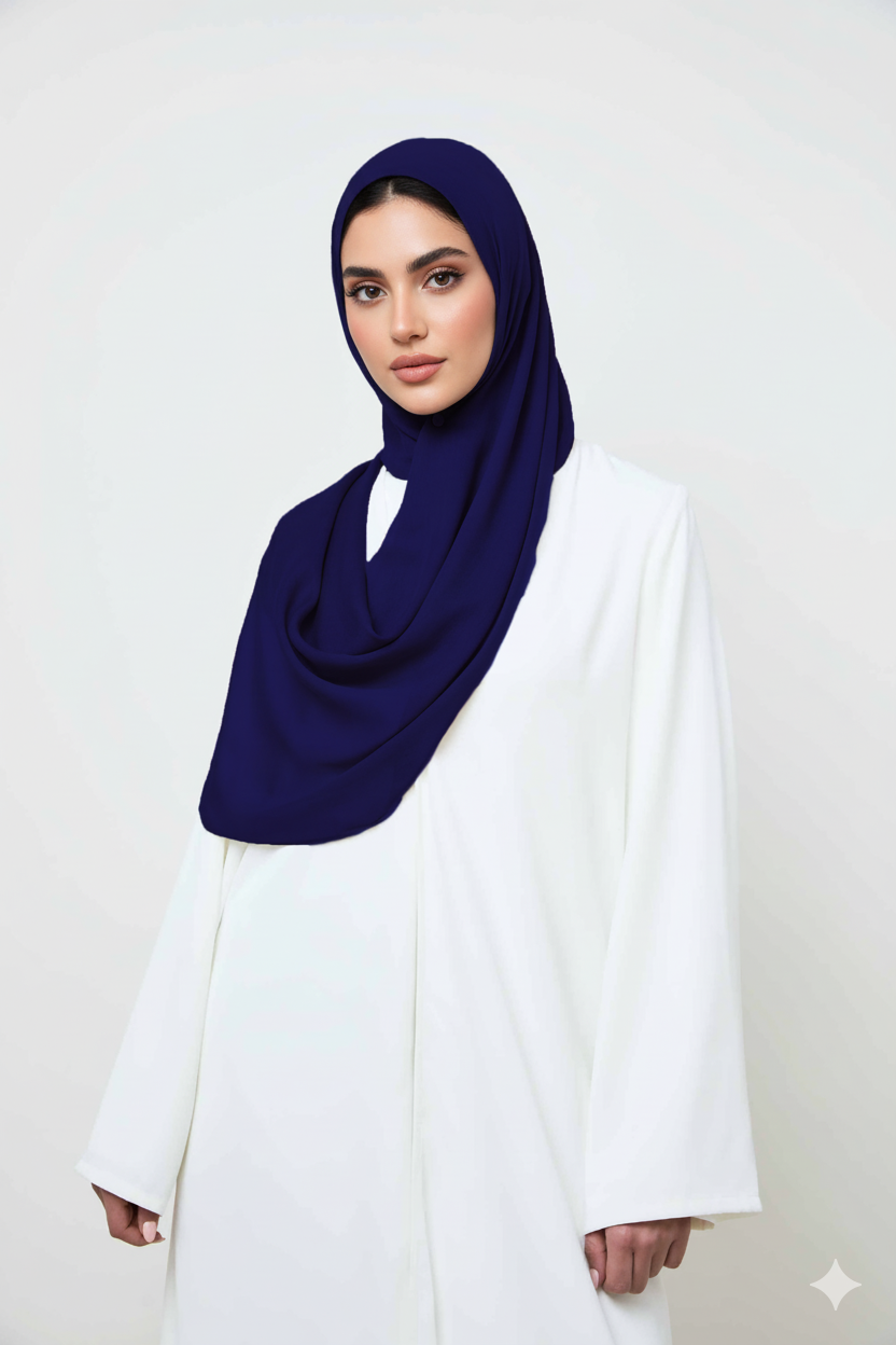 Modal Hijab - Navy Blue