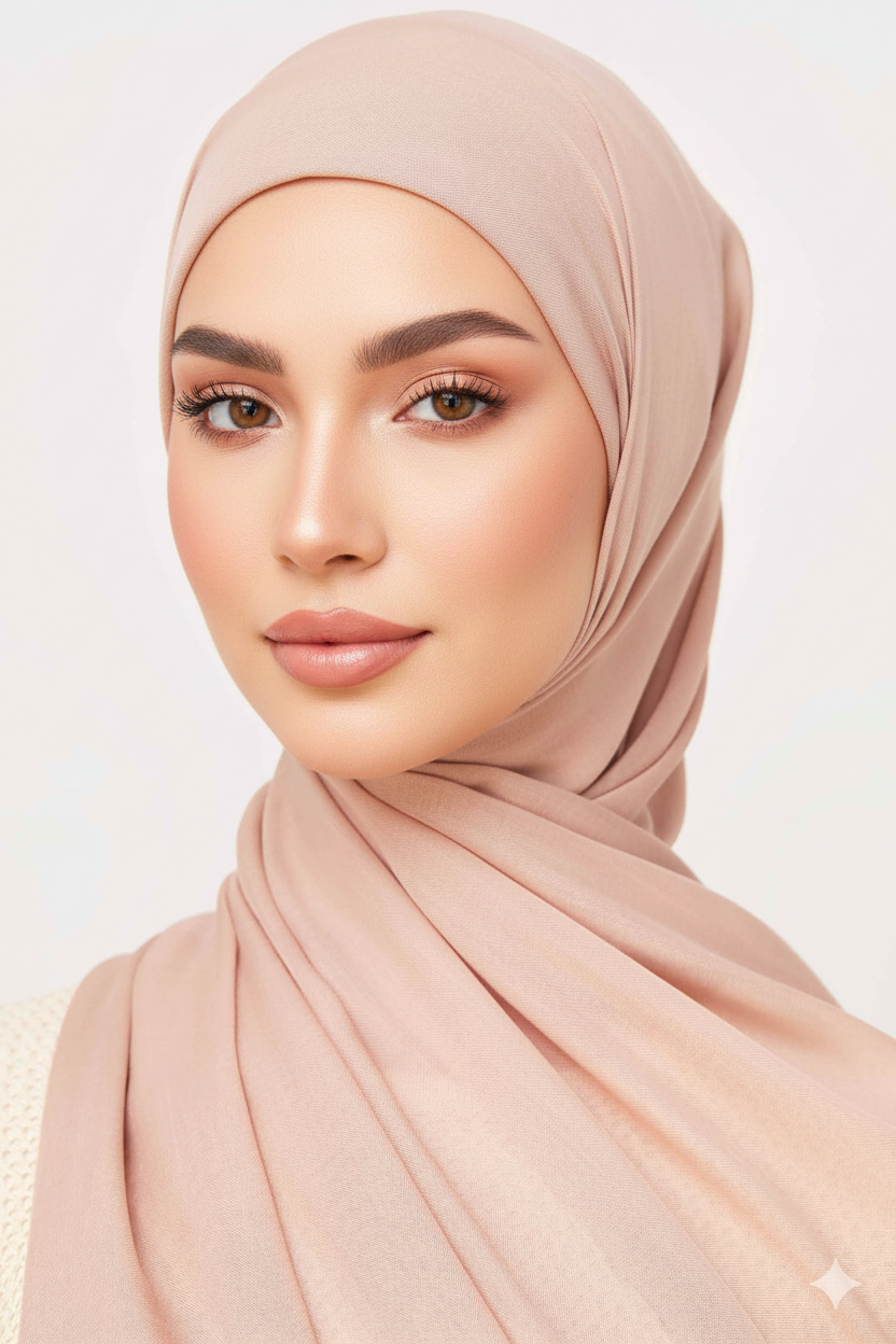 Modal Hijab - Light Taupe