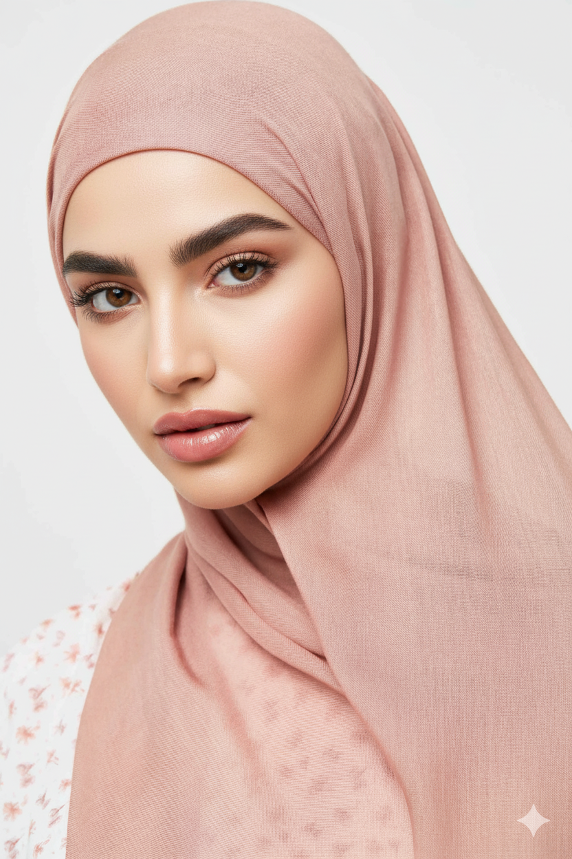 Modal Hijab - Blush