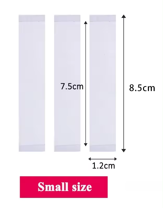 Demonstrating size of Double tapes.