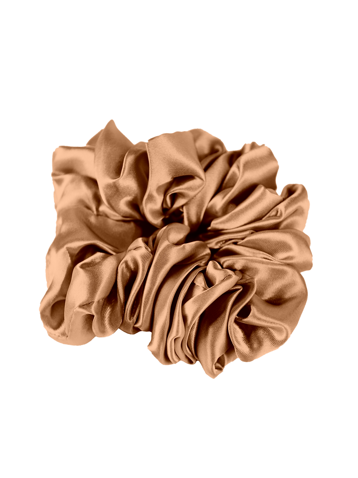 Silk Scrunchie in Toffy, a stylish Hair band showcasing elegance.