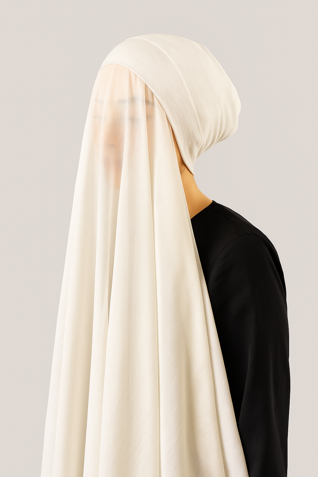 Instant Modal Hijabs In White
