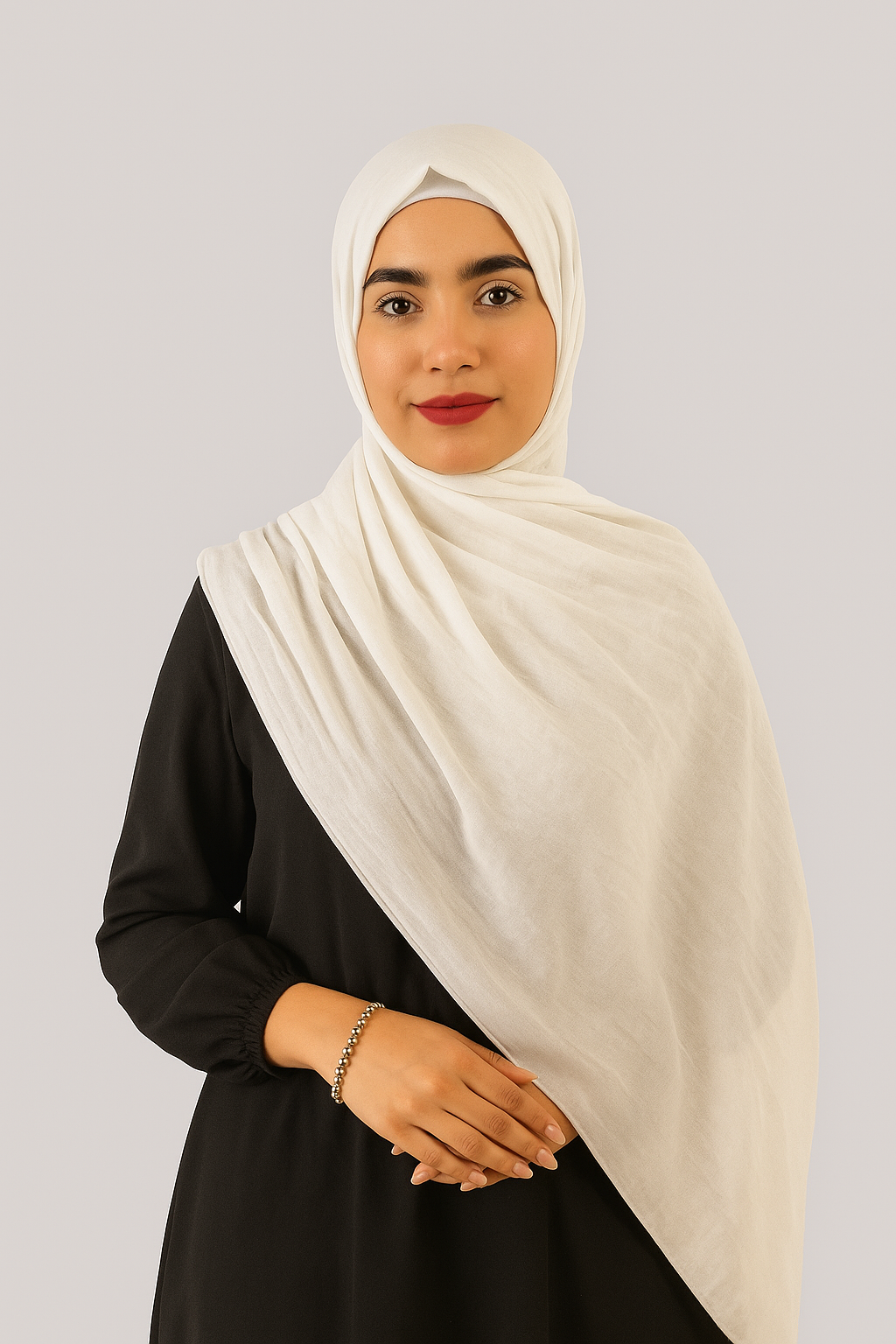 Instant Modal Hijabs In White