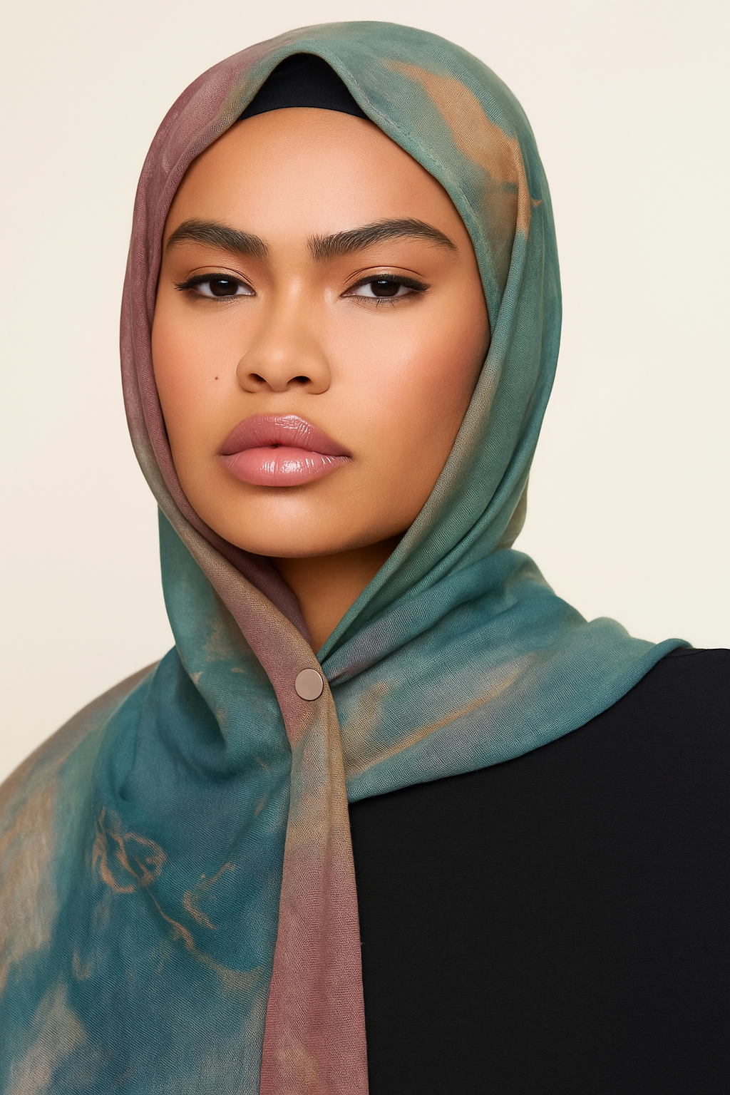 Printed Modal Hijab - Mystic Dusk