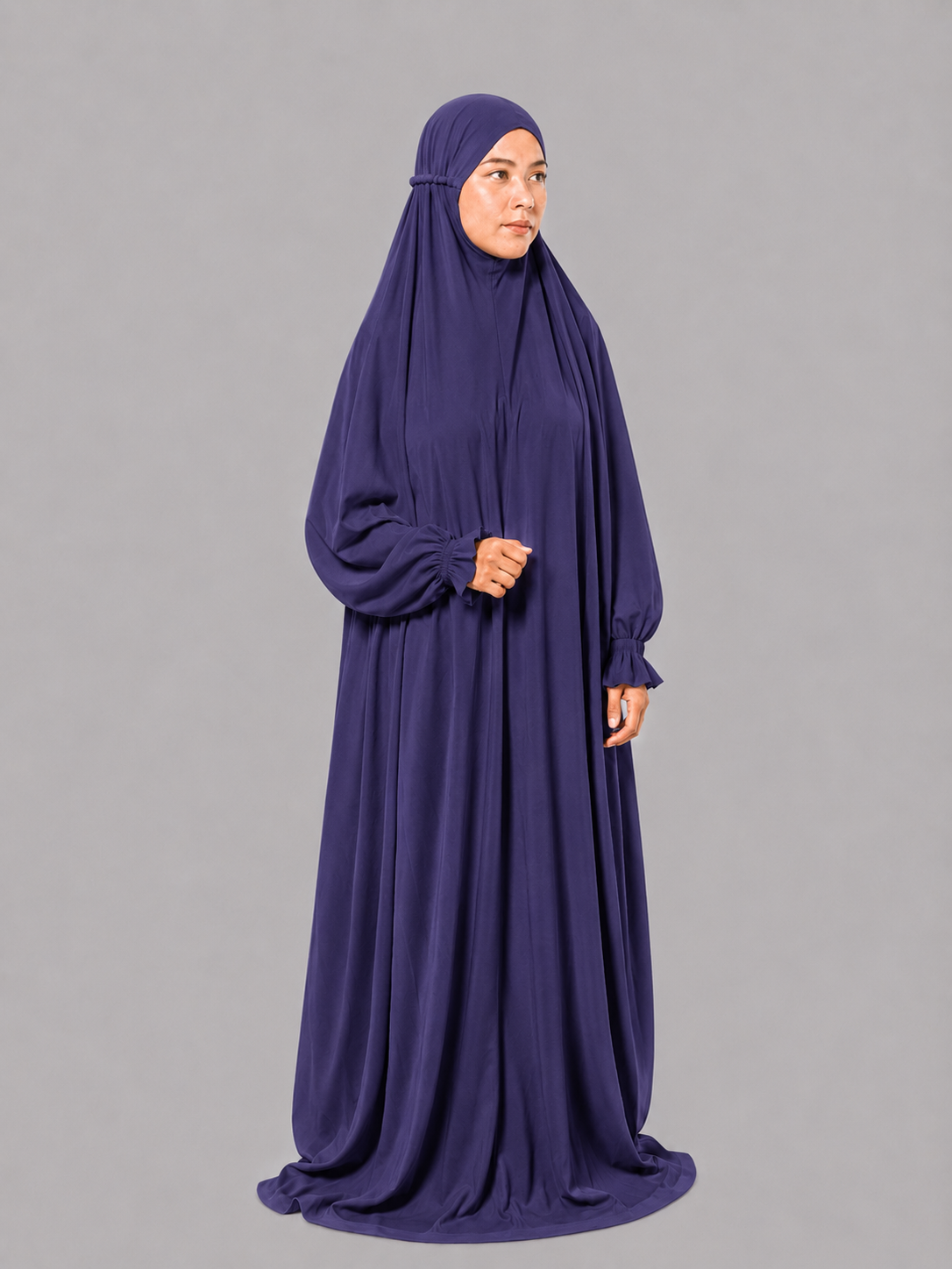 Navy Blue Namaz Chadar - Plain