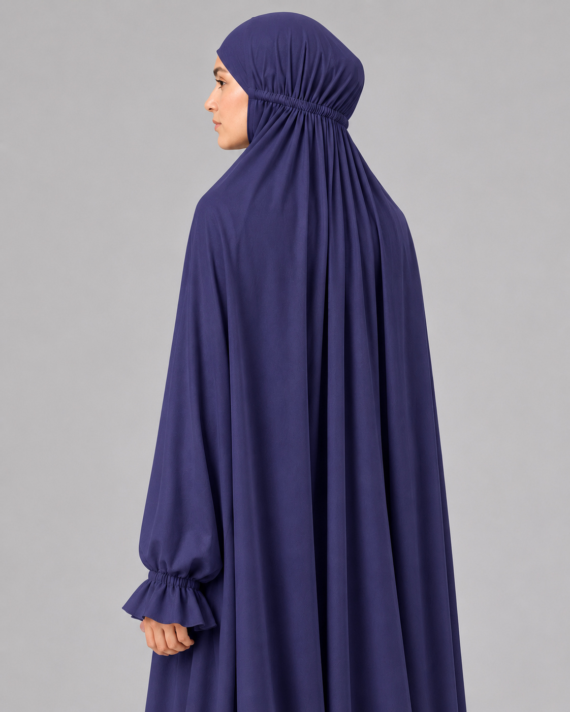 Navy Blue Namaz Chadar - Plain