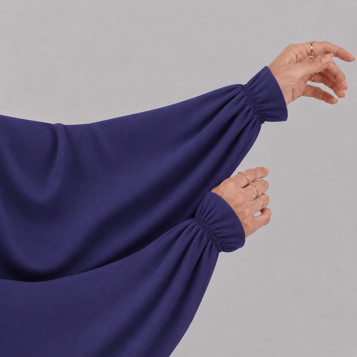 Navy Blue Namaz Chadar - Plain