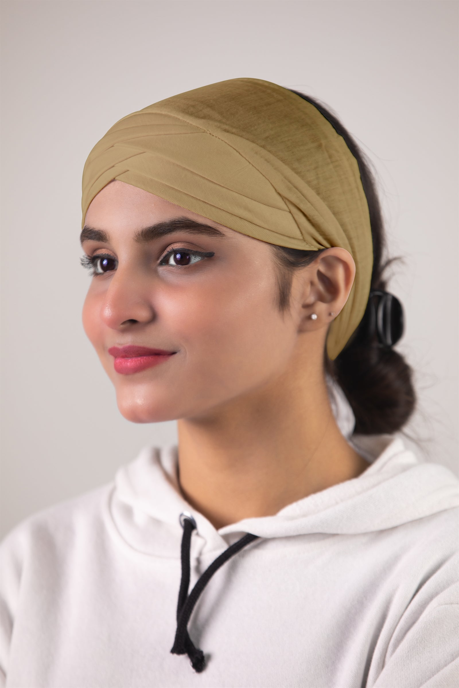 Criss Cross Cap in Fawn