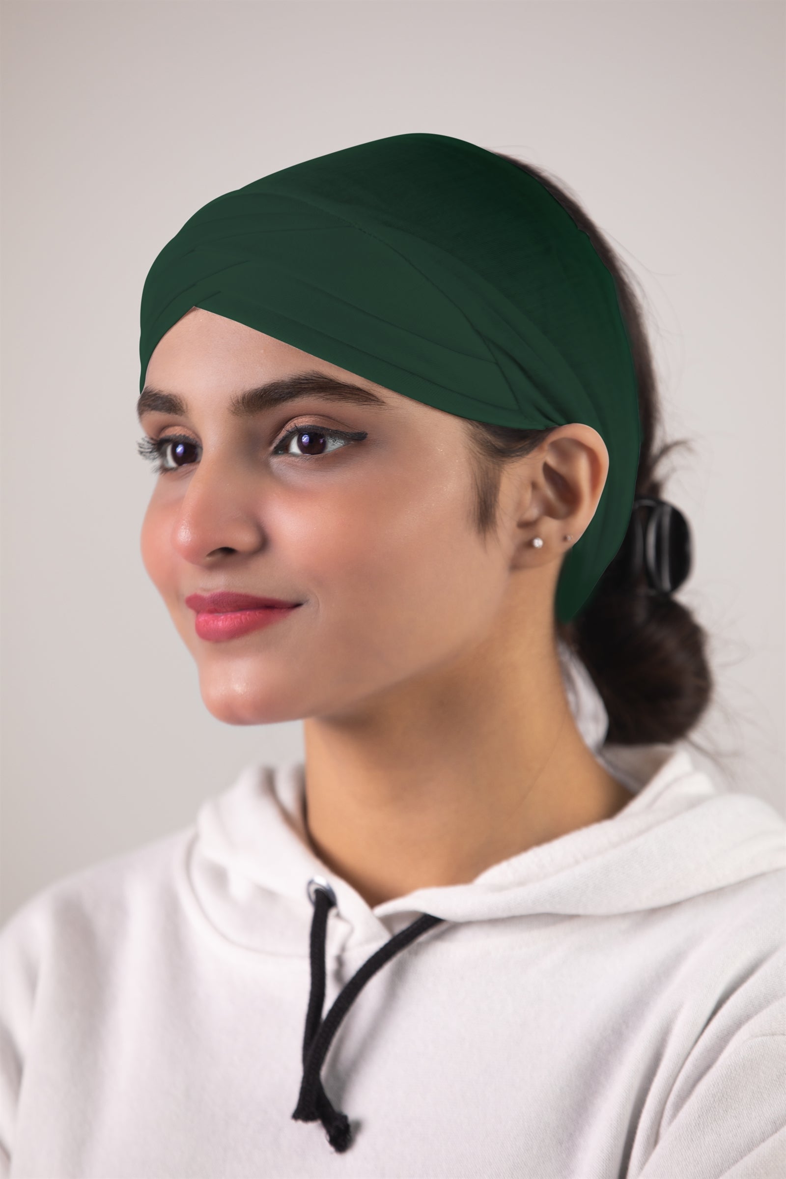 Criss Cross Cap in Bottle Green