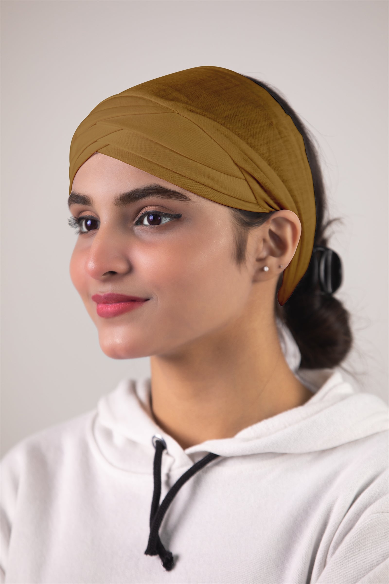 Criss Cross Cap in Mustard