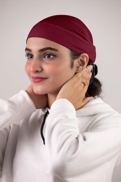 Everyday Soft Tube Cap - Maroon.