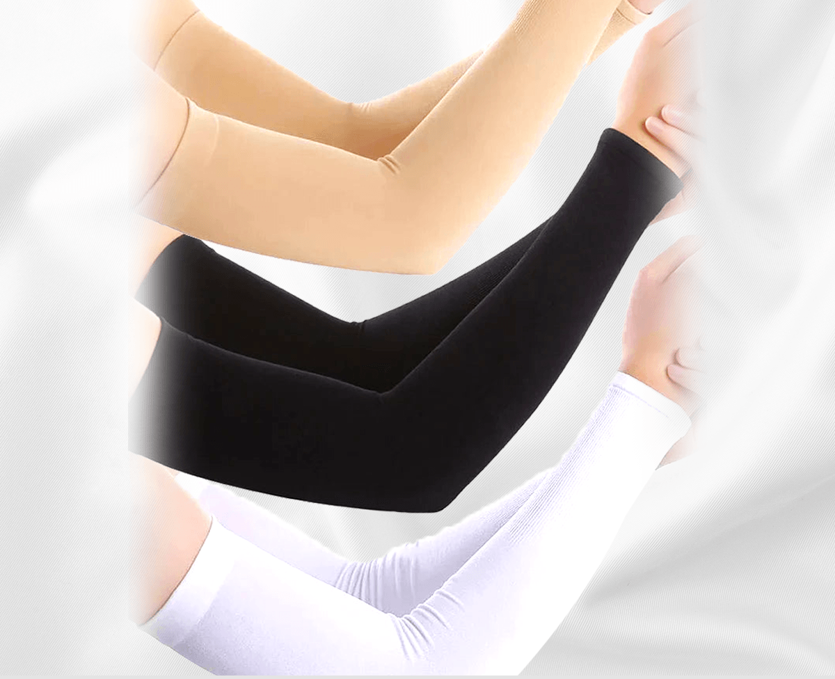 Sleeves Extender pack of 3 in black, skin, & white colors