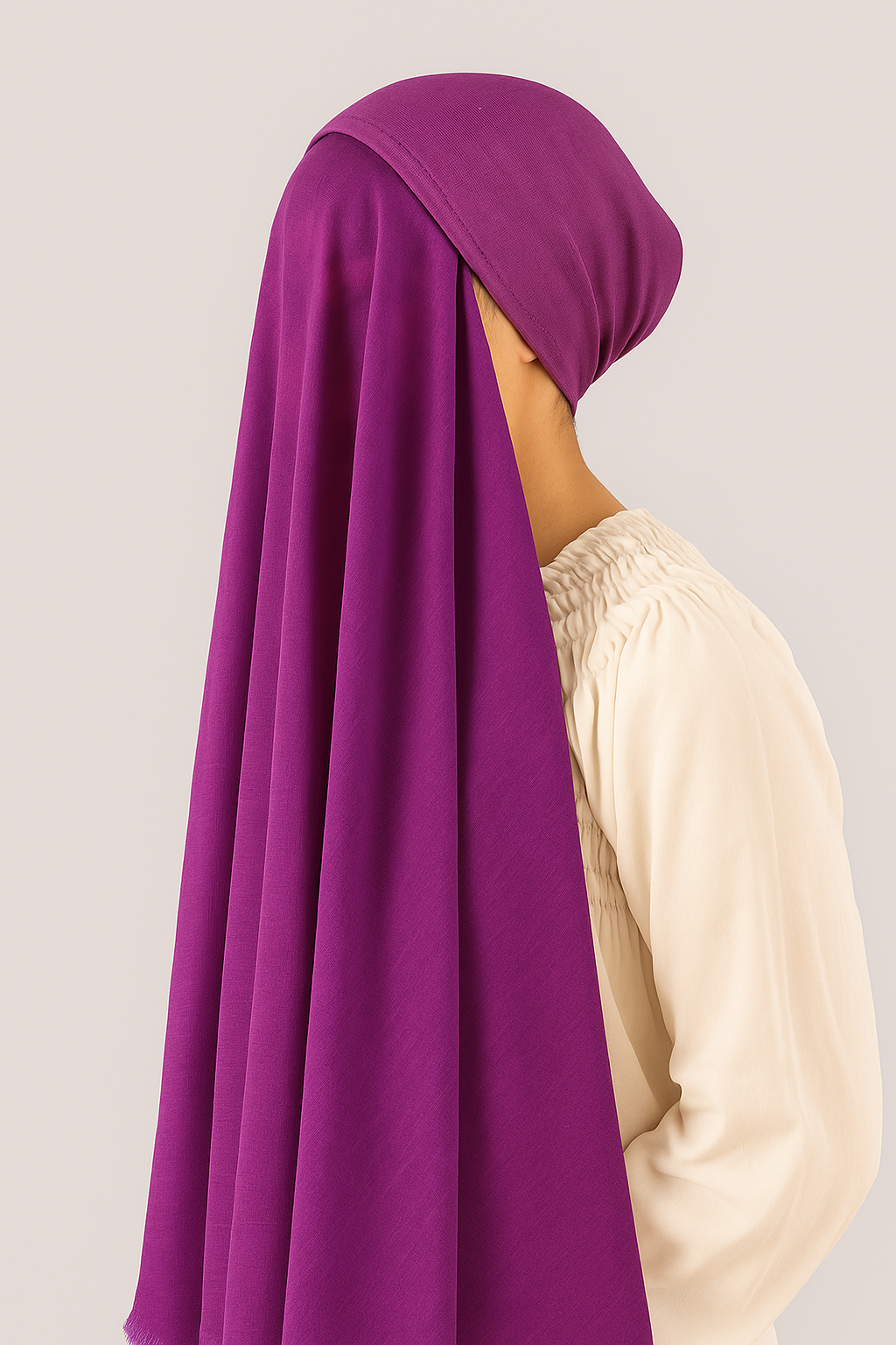 Turkish Instant Hijab in Royal Purple