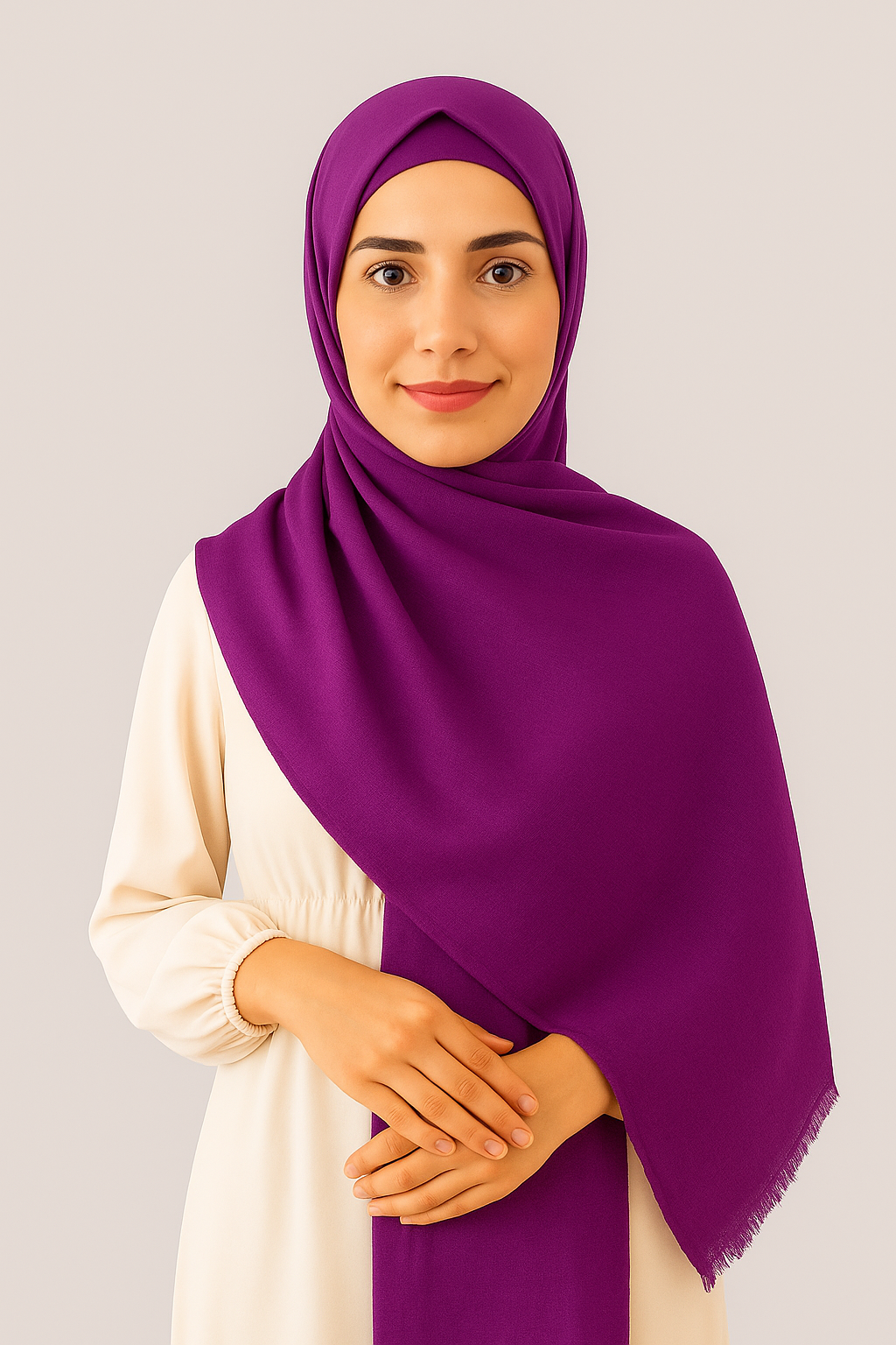 Turkish Instant Hijab in Royal Purple