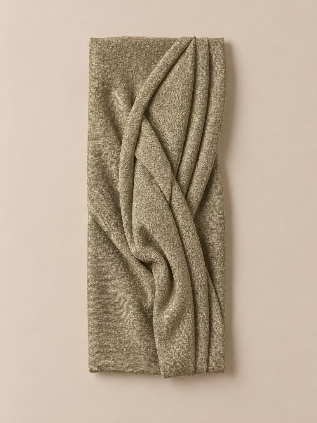 Criss Cross Cap in Beige
