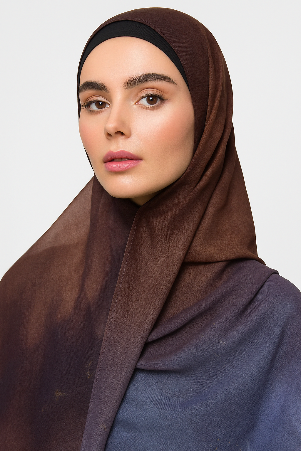 Printed Modal Hijab - Twilight Mocha