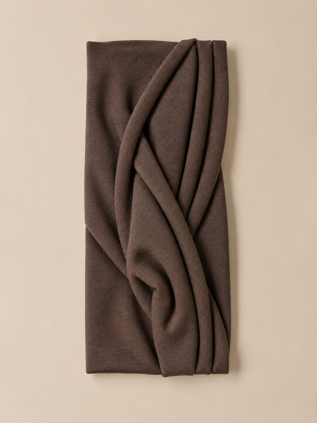 Criss Cross Cap in Dark Brown