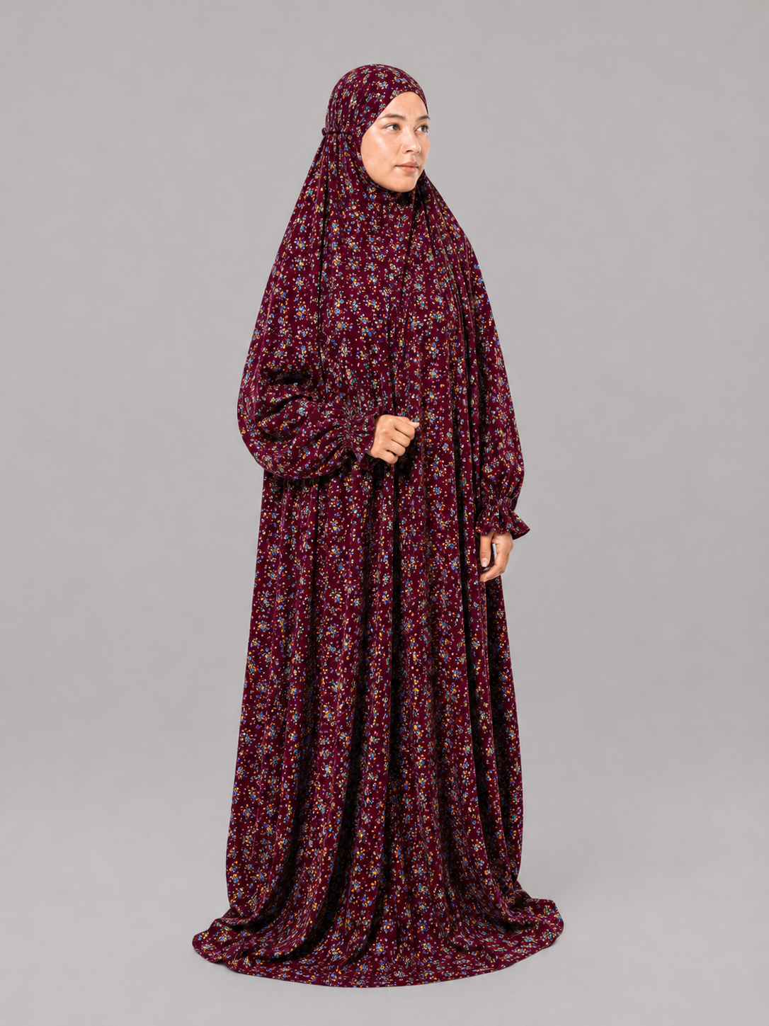 Wine Namaz Chadar - Meadow Print