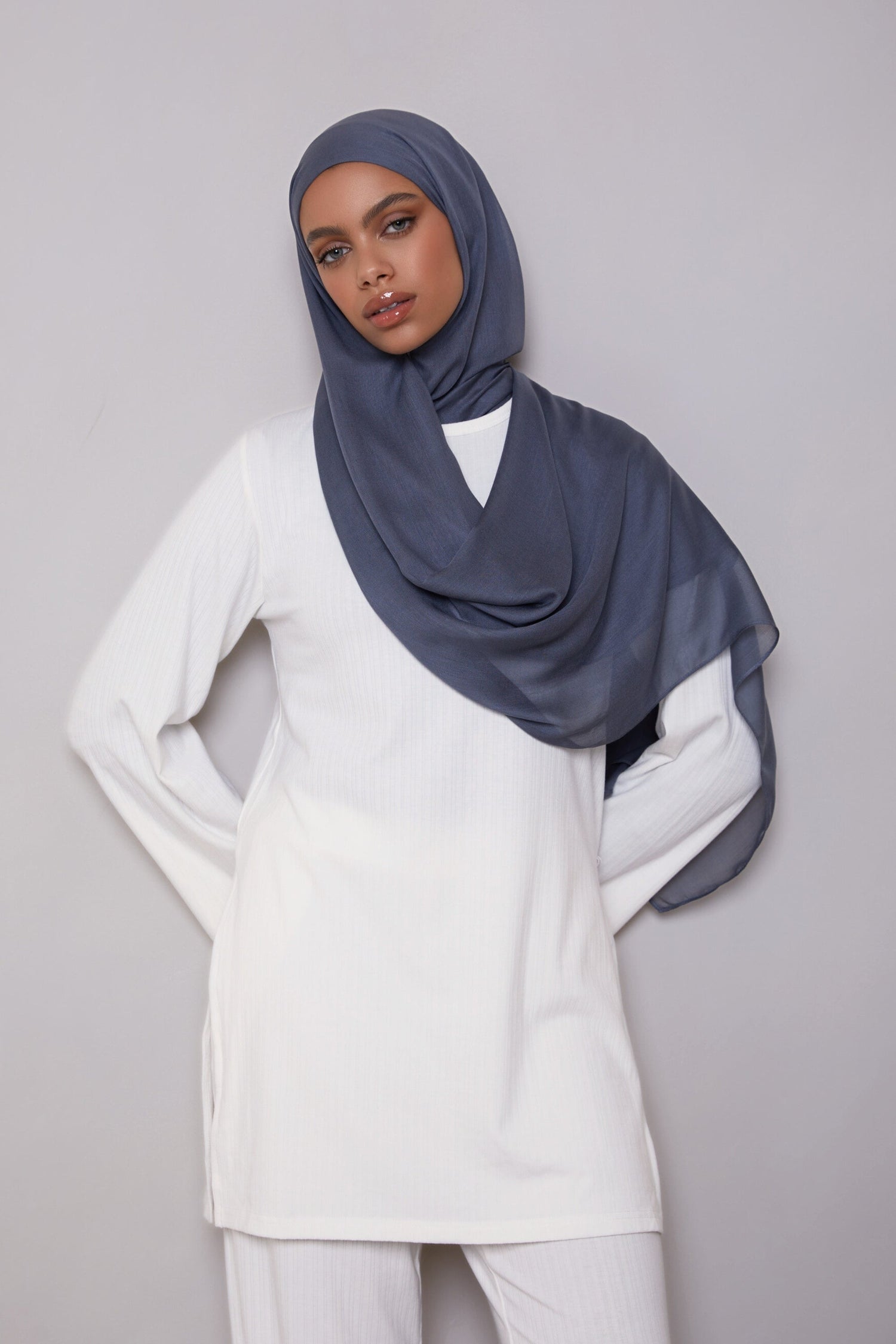 Modal Hijab - Denim