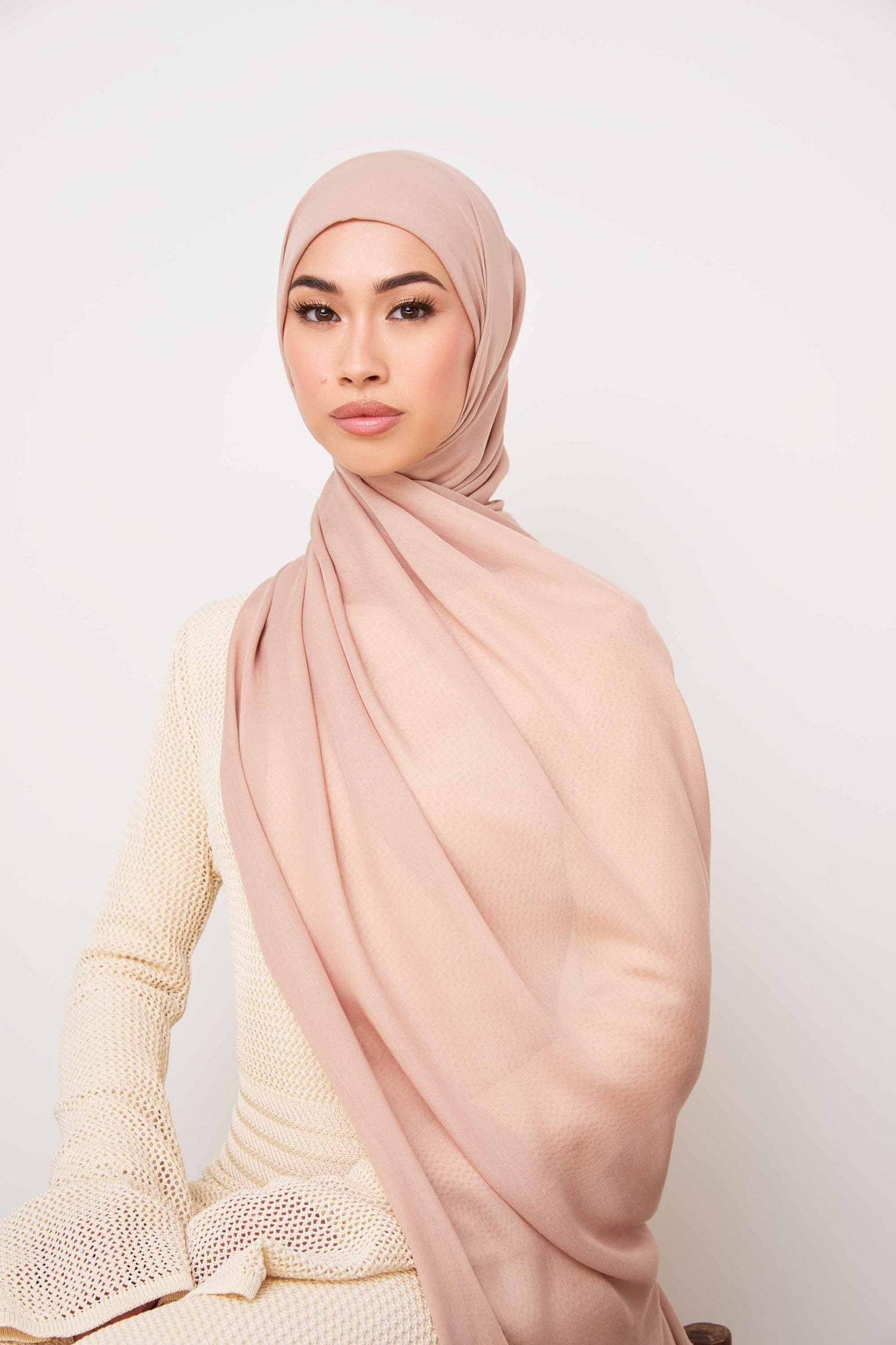 Modal Hijab - Light Taupe