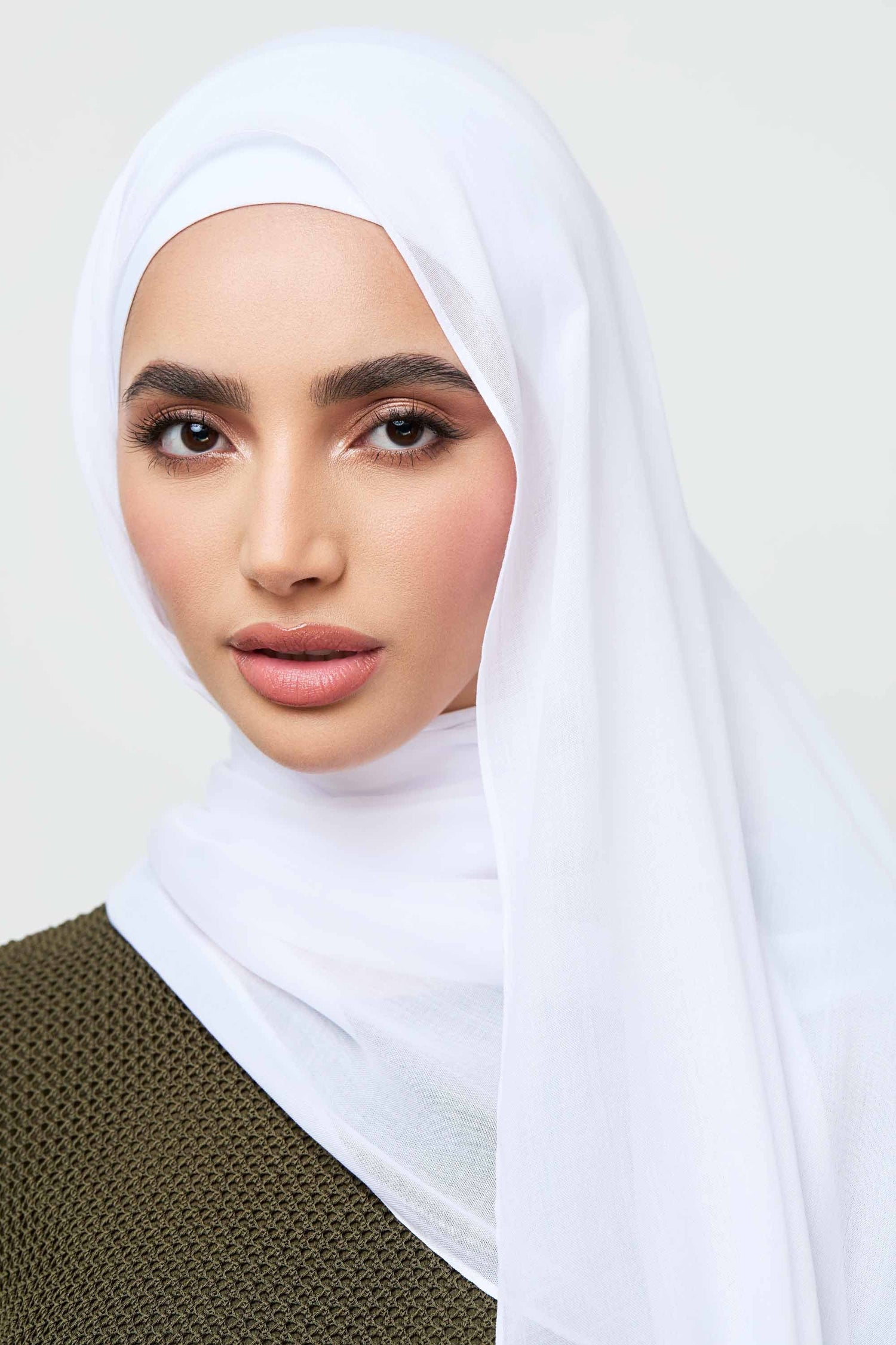 Modal Hijab - White